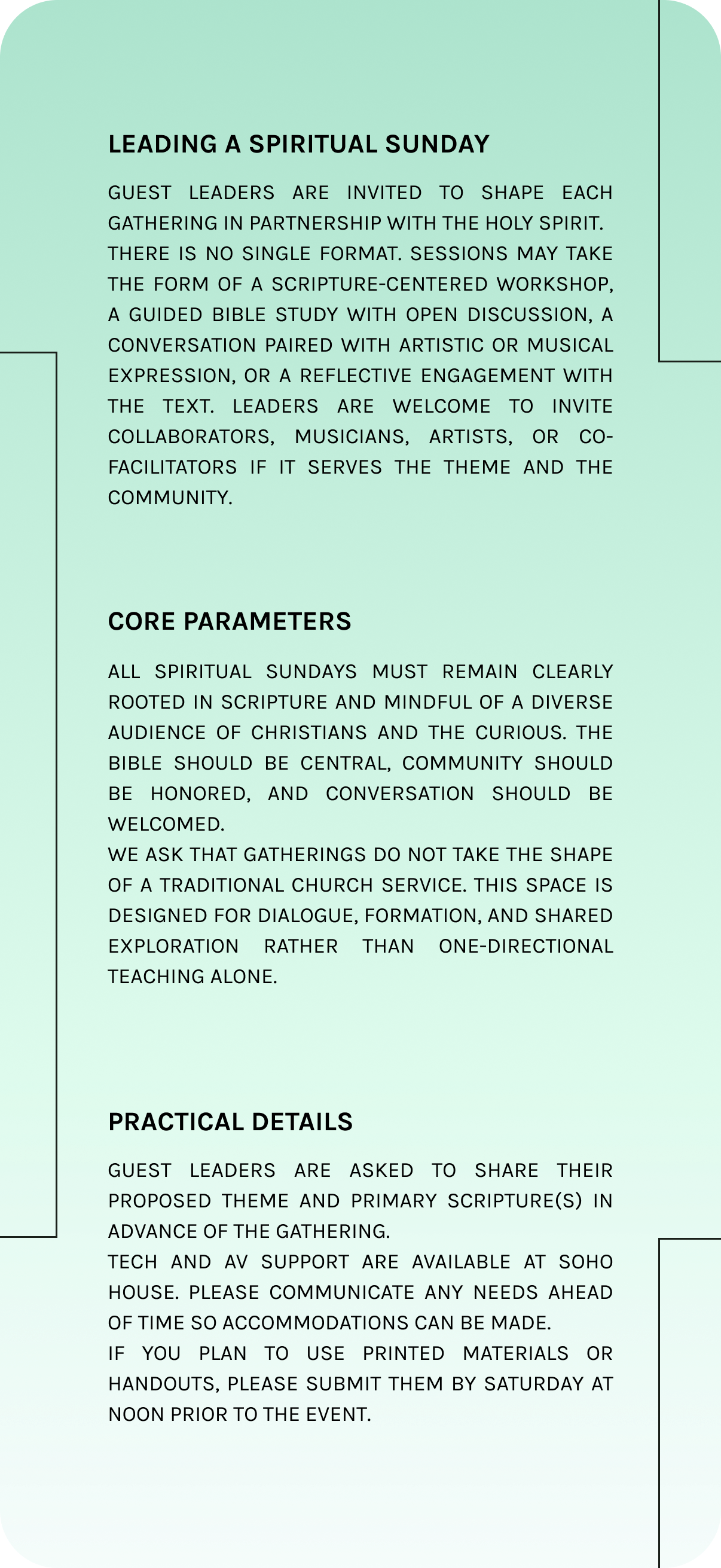 Speaker Information 7